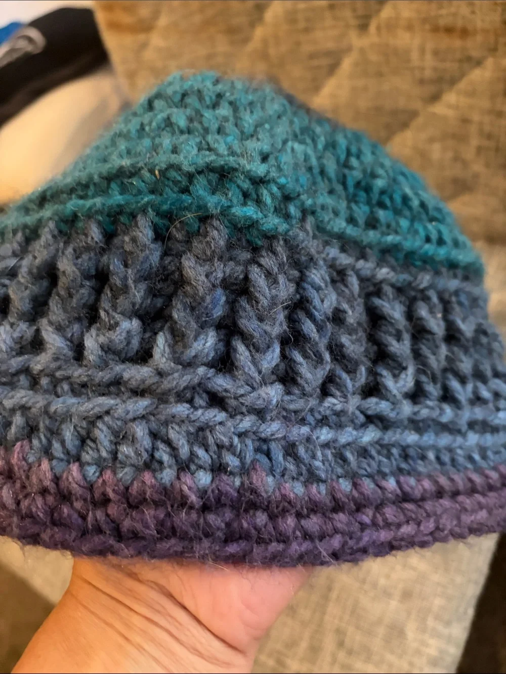 Crochet beanie